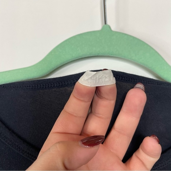 Arket Sweden Long Sleeve Cotton‎ Midi Dress Black Medium - Picture 4 of 8